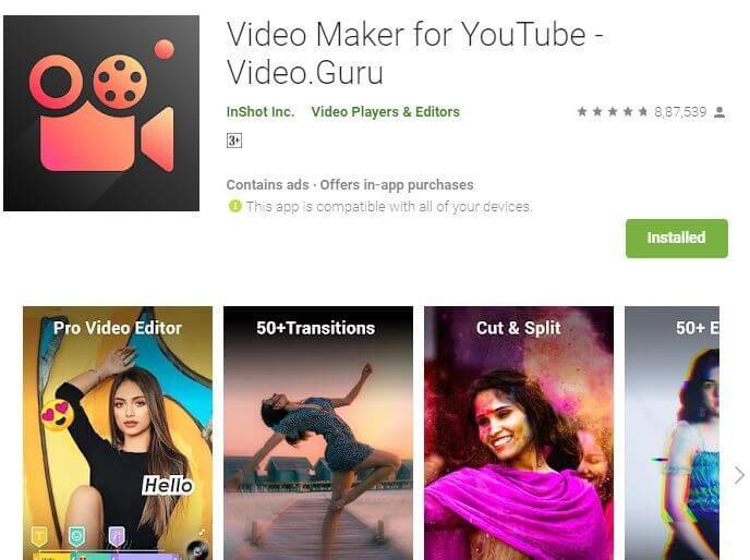 free video editing apps for android phone