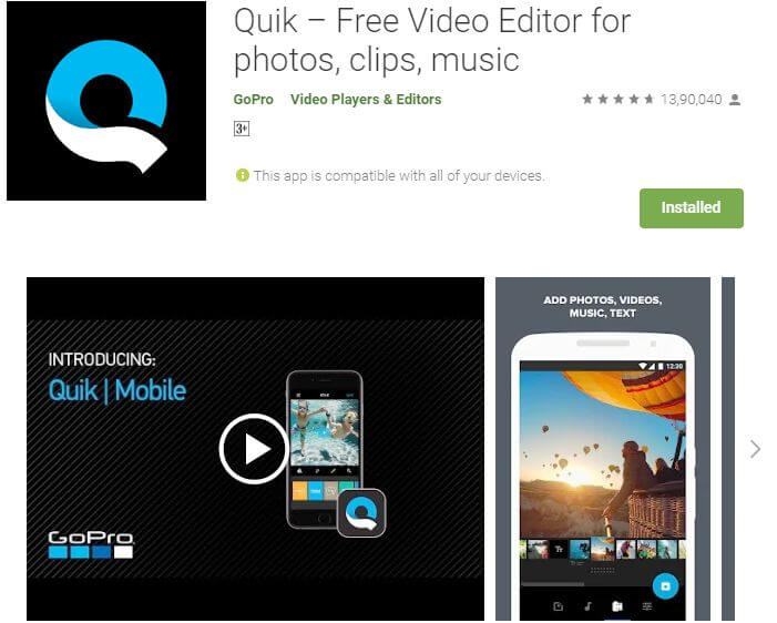 free video editing apps for android phone