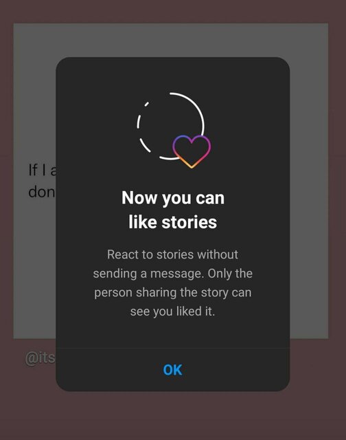 instagram story like Feature