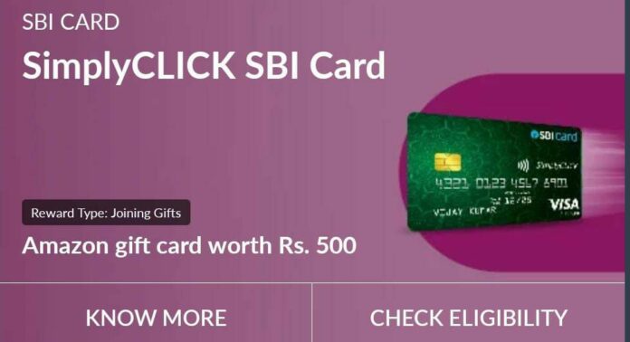 Simplyclick SBI Card Review