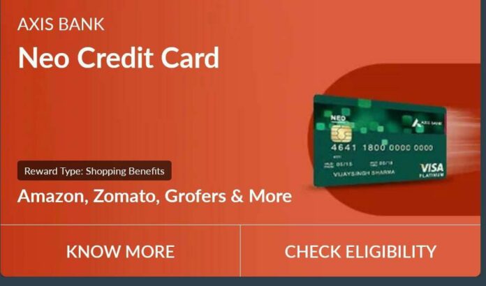 axis bank neo credit card review