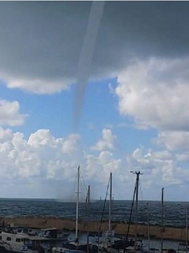 Marion County’s Lake Weir experiences a waterspout