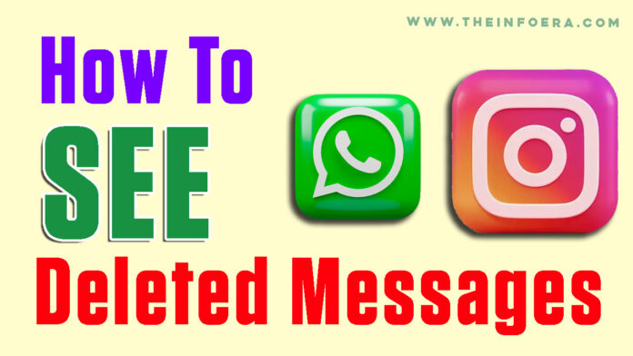 How To See Deleted Messages On WhatsApp or Instagram,How To See Deleted Messages On Instagram,How To See Deleted Messages On Whatsapp,how to see deleted messages on whatsapp without any app,how to see deleted whatsapp messages on android