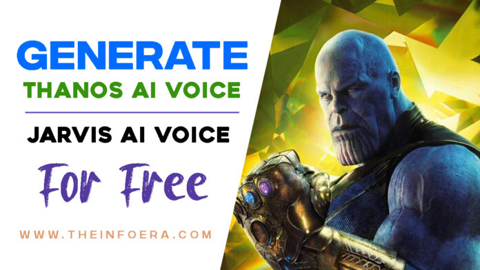 thanos ai voice, jarvis ai voice, trending ai voice generator 2023, ai voice app name