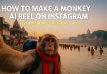 How to Make a Monkey AI Reel on Instagram (Even in India Using Google Veo3) Monkey AI Reel